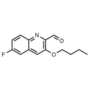 3-Butoxy-6-fluoroquinoline-2-carbaldehyde|CS-1087509