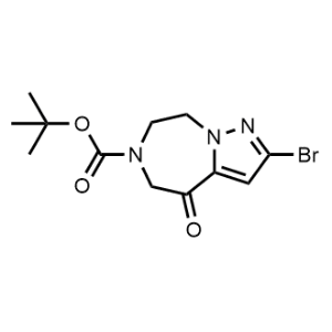 Tert-butyl 2-bromo-4-oxo-4,5,7,8-tetrahydro-6H-pyrazolo[1,5-d][1,4]diazepine-6-carboxylate|CS-1087515
