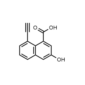 8-Ethynyl-3-hydroxy-1-naphthoic acid|CS-1087677