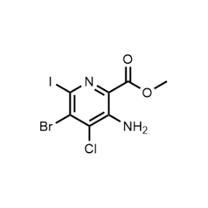 Methyl 3-amino-5-bromo-4-chloro-6-iodopicolinate|CS-1087717