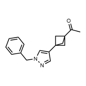 1-(3-(1-Benzyl-1H-pyrazol-4-yl)bicyclo[1.1.1]pentan-1-yl)ethan-1-one|CS-1087732