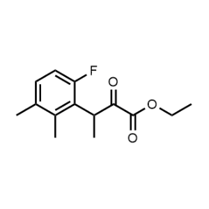 Ethyl 3-(6-fluoro-2,3-dimethylphenyl)-2-oxobutanoate|CS-1087734
