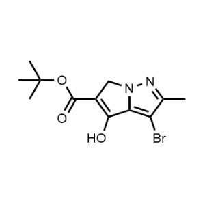 Tert-butyl 3-bromo-4-hydroxy-2-methyl-6H-pyrrolo[1,2-b]pyrazole-5-carboxylate|CS-1087769