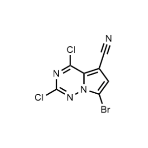 7-Bromo-2,4-dichloropyrrolo[2,1-f][1,2,4]triazine-5-carbonitrile|CS-1087900