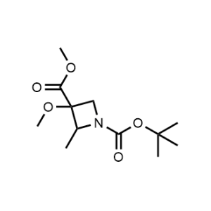 1-(Tert-butyl) 3-methyl 3-methoxy-2-methylazetidine-1,3-dicarboxylate|CS-1087945