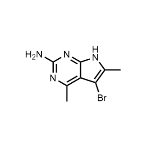 5-Bromo-4,6-dimethyl-7H-pyrrolo[2,3-d]pyrimidin-2-amine|CS-1088283