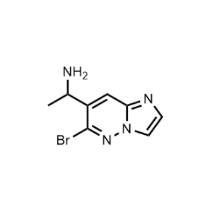 1-(6-Bromoimidazo[1,2-b]pyridazin-7-yl)ethan-1-amine|CS-1088309