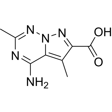 4-Amino-2,5-dimethylpyrazolo[5,1-f][1,2,4]triazine-6-carboxylic acid|CS-1088318