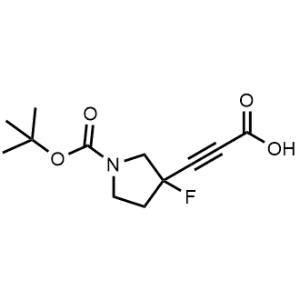 3-(1-(Tert-butoxycarbonyl)-3-fluoropyrrolidin-3-yl)propiolic acid|CS-1088328