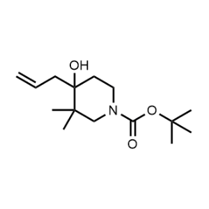 Tert-butyl 4-allyl-4-hydroxy-3,3-dimethylpiperidine-1-carboxylate|CS-1088372