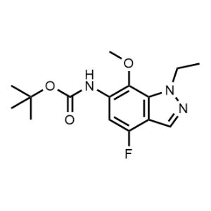 Tert-butyl (1-ethyl-4-fluoro-7-methoxy-1H-indazol-6-yl)carbamate|CS-1088536
