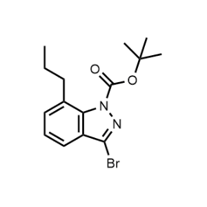 Tert-butyl 3-bromo-7-propyl-1H-indazole-1-carboxylate|CS-1088598
