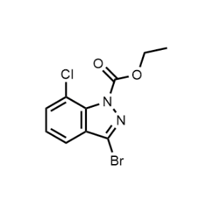 Ethyl 3-bromo-7-chloro-1H-indazole-1-carboxylate|CS-1088599
