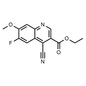 Ethyl 4-cyano-6-fluoro-7-methoxyquinoline-3-carboxylate|CS-1088612