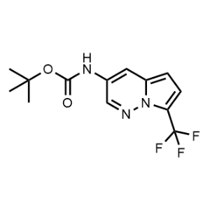 Tert-butyl (7-(trifluoromethyl)pyrrolo[1,2-b]pyridazin-3-yl)carbamate|CS-1088704