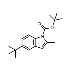 Tert-butyl 5-(tert-butyl)-2-methyl-1H-indole-1-carboxylate|CS-1088734
