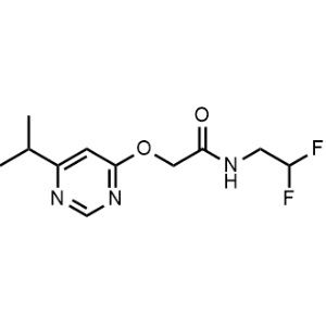 N-(2,2-Difluoroethyl)-2-((6-isopropylpyrimidin-4-yl)oxy)acetamide|CS-1088769