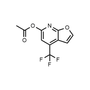 4-(Trifluoromethyl)furo[2,3-b]pyridin-6-yl acetate|CS-1088797