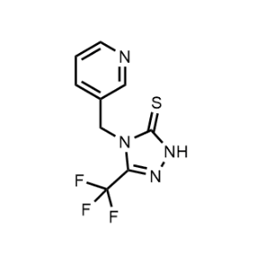 4-(Pyridin-3-ylmethyl)-5-(trifluoromethyl)-2,4-dihydro-3H-1,2,4-triazole-3-thione|CS-1088851