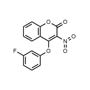 4-(3-Fluorophenoxy)-3-nitro-2H-chromen-2-one|CS-1088855