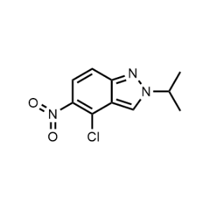 4-Chloro-2-isopropyl-5-nitro-2H-indazole|CS-1088947