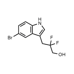 3-(5-Bromo-1H-indol-3-yl)-2,2-difluoropropan-1-ol|CS-1089061