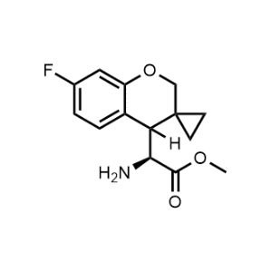 Methyl (2S)-2-amino-2-(7-fluorospiro[chromane-3,1'-cyclopropan]-4-yl)acetate|CS-1089198