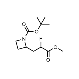Tert-butyl 2-(2-fluoro-3-methoxy-3-oxopropyl)azetidine-1-carboxylate|CS-1089207