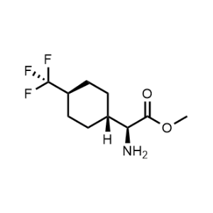 Methyl (S)-2-amino-2-((1R,4S)-4-(trifluoromethyl)cyclohexyl)acetate|CS-1089234