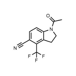1-Acetyl-4-(trifluoromethyl)indoline-5-carbonitrile|CS-1089332