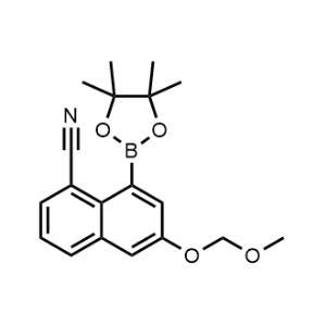 1-Naphthalenecarbonitrile, 6-(methoxymethoxy)-8-(4,4,5,5-tetramethyl-1,3,2-dioxaborolan-2-yl)-|CS-1089433