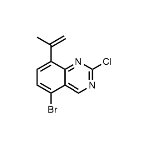 5-Bromo-2-chloro-8-(prop-1-en-2-yl)quinazoline|CS-1089518