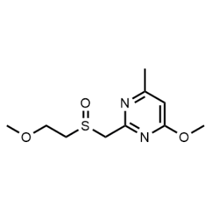 4-Methoxy-2-(((2-methoxyethyl)sulfinyl)methyl)-6-methylpyrimidine|CS-1089593