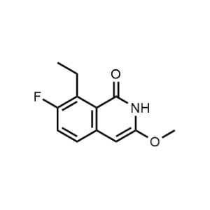 8-Ethyl-7-fluoro-3-methoxyisoquinolin-1(2H)-one|CS-1089640