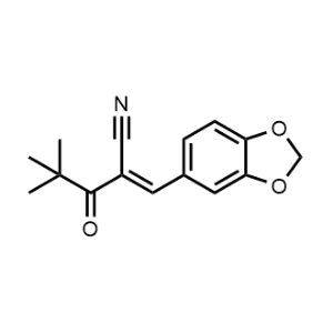 2-(Benzo[d][1,3]dioxol-5-ylmethylene)-4,4-dimethyl-3-oxopentanenitrile|CS-1089699