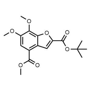 2-(Tert-butyl) 4-methyl 6,7-dimethoxybenzofuran-2,4-dicarboxylate|CS-1089743