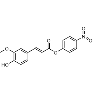 4-Nitrophenyl (E)-3-(4-hydroxy-3-methoxyphenyl)acrylate|CS-1089784