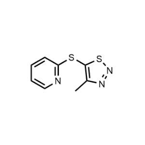 4-Methyl-5-(pyridin-2-ylthio)-1,2,3-thiadiazole|CS-1089869