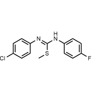 Methyl N'-(4-chlorophenyl)-N-(4-fluorophenyl)carbamimidothioate|CS-1089888