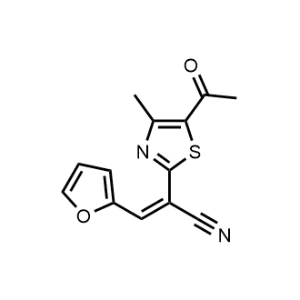 2-(5-Acetyl-4-methylthiazol-2-yl)-3-(furan-2-yl)acrylonitrile|CS-1090138