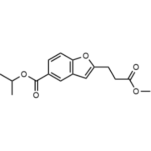 Isopropyl 2-(3-methoxy-3-oxopropyl)benzofuran-5-carboxylate|CS-1090225