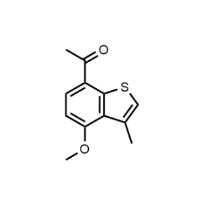 1-(4-Methoxy-3-methylbenzo[b]thiophen-7-yl)ethan-1-one|CS-1090240