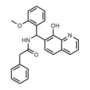 N-((8-Hydroxyquinolin-7-yl)(2-methoxyphenyl)methyl)-2-phenylacetamide|CS-1090529