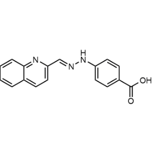 4-(2-(Quinolin-2-ylmethylene)hydrazinyl)benzoic acid|CS-1090620