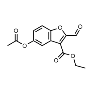 Ethyl 5-acetoxy-2-formylbenzofuran-3-carboxylate|CS-1090726