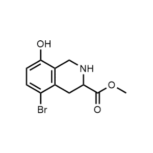 Methyl 5-bromo-8-hydroxy-1,2,3,4-tetrahydroisoquinoline-3-carboxylate|CS-1090762