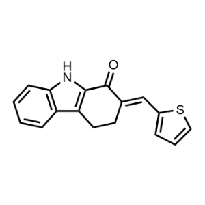 2-(Thiophen-2-ylmethylene)-2,3,4,9-tetrahydro-1H-carbazol-1-one|CS-1090768