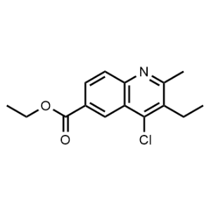 Ethyl 4-chloro-3-ethyl-2-methylquinoline-6-carboxylate|CS-1090884