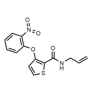 N-Allyl-3-(2-nitrophenoxy)thiophene-2-carboxamide|CS-1090980