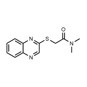 N,N-Dimethyl-2-(quinoxalin-2-ylthio)acetamide|CS-1091270
